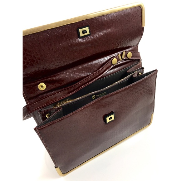 ❌SOLD❌ 1950s faux snakeskin purse / clutch - Picture 4 of 8